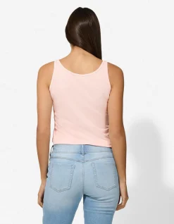 Top - Stretchanteil - rosa