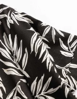 T-Shirt - Allover-Muster - schwarz