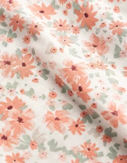T-Shirt - Allover-Muster - weiß