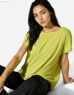 T-Shirt - Atmungsaktiv - hellgrün