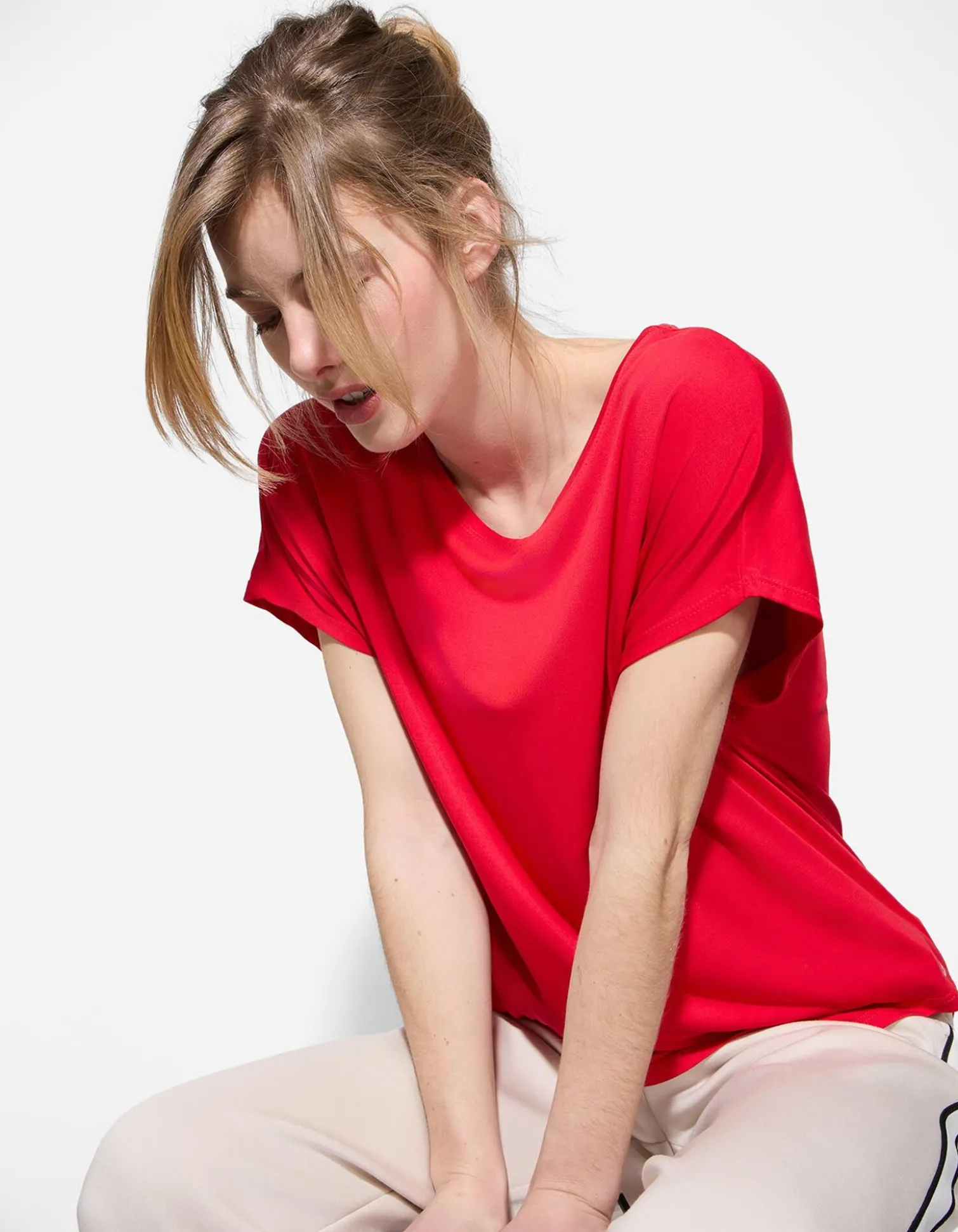 T-Shirt - Atmungsaktiv - rot