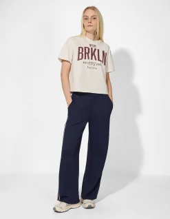 T-Shirt - Baumwoll-Mix - weiß