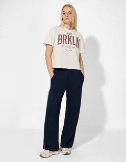 T-Shirt - Baumwoll-Mix - weiß