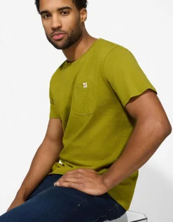 T-Shirt - Brusttasche - grün