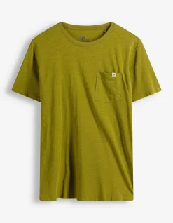 T-Shirt - Brusttasche - grün