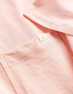 T-Shirt - Brusttasche - rosa