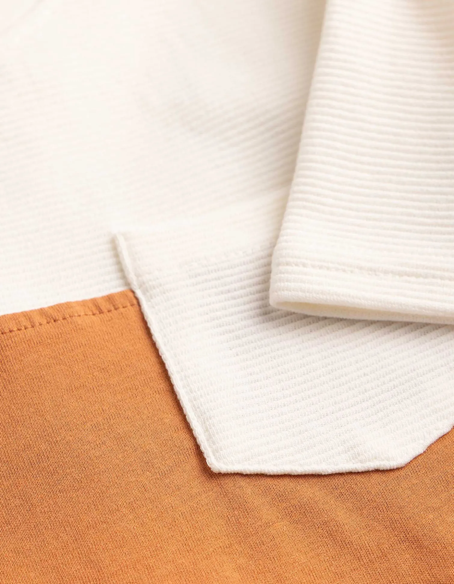 T-Shirt - Color-Blocking - orange