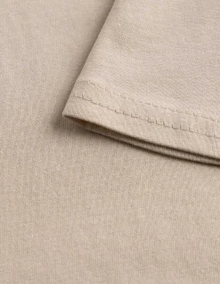 T-Shirt - einfarbig - Beige