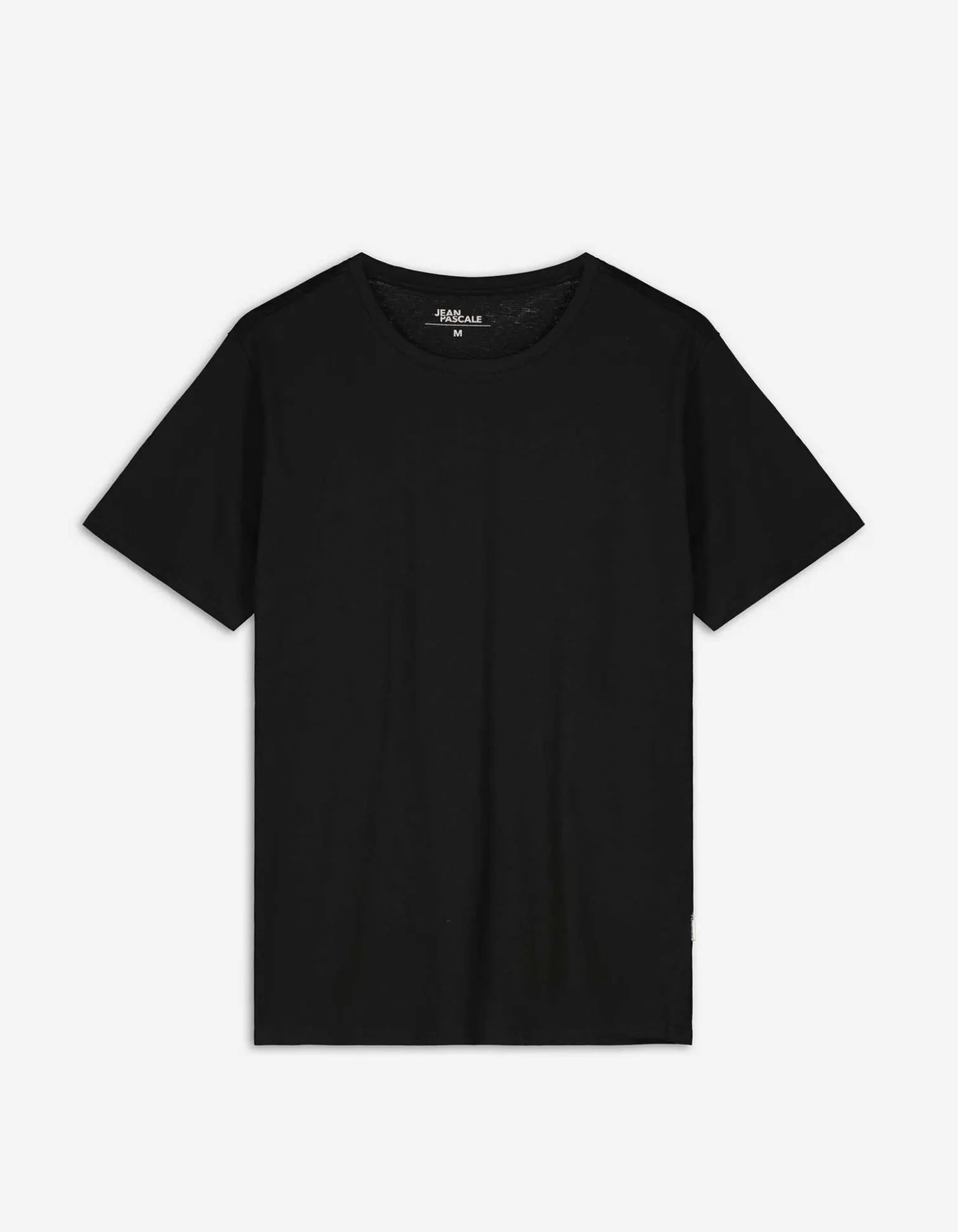 T-Shirt - einfarbig - schwarz