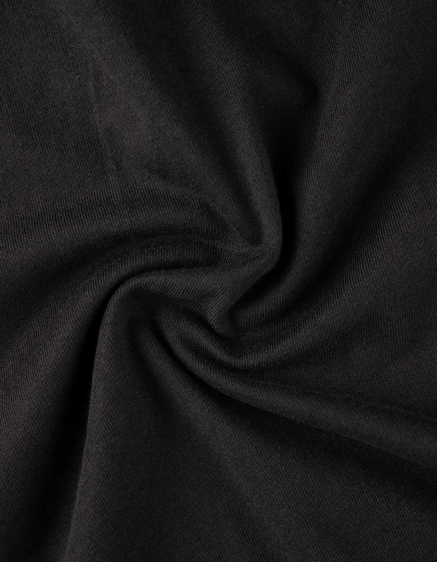 T-Shirt - einfarbig - schwarz