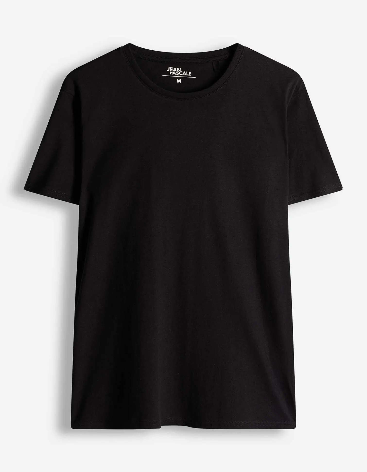 T-Shirt - einfarbig - schwarz