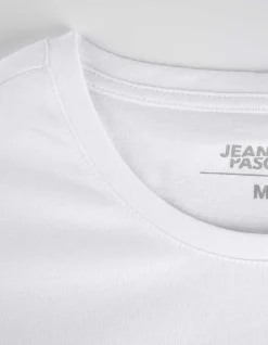 T-Shirt - einfarbig - weiß