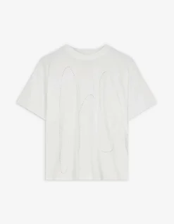 T-Shirt - einfarbig - weiß