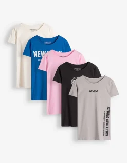 T-Shirt - 5er-Pack