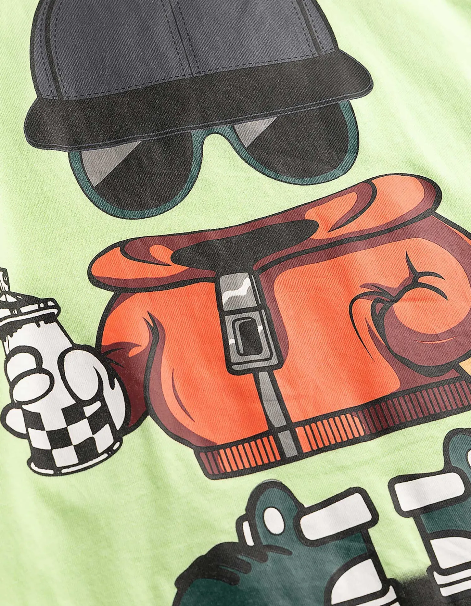 T-Shirt - Frontprint - dunkelblau