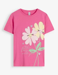 T-Shirt - Frontprint - pink