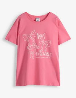 T-Shirt - Frontprint - pink