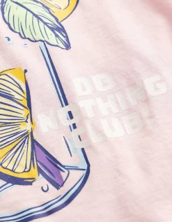 T-Shirt - Frontprint - rosa