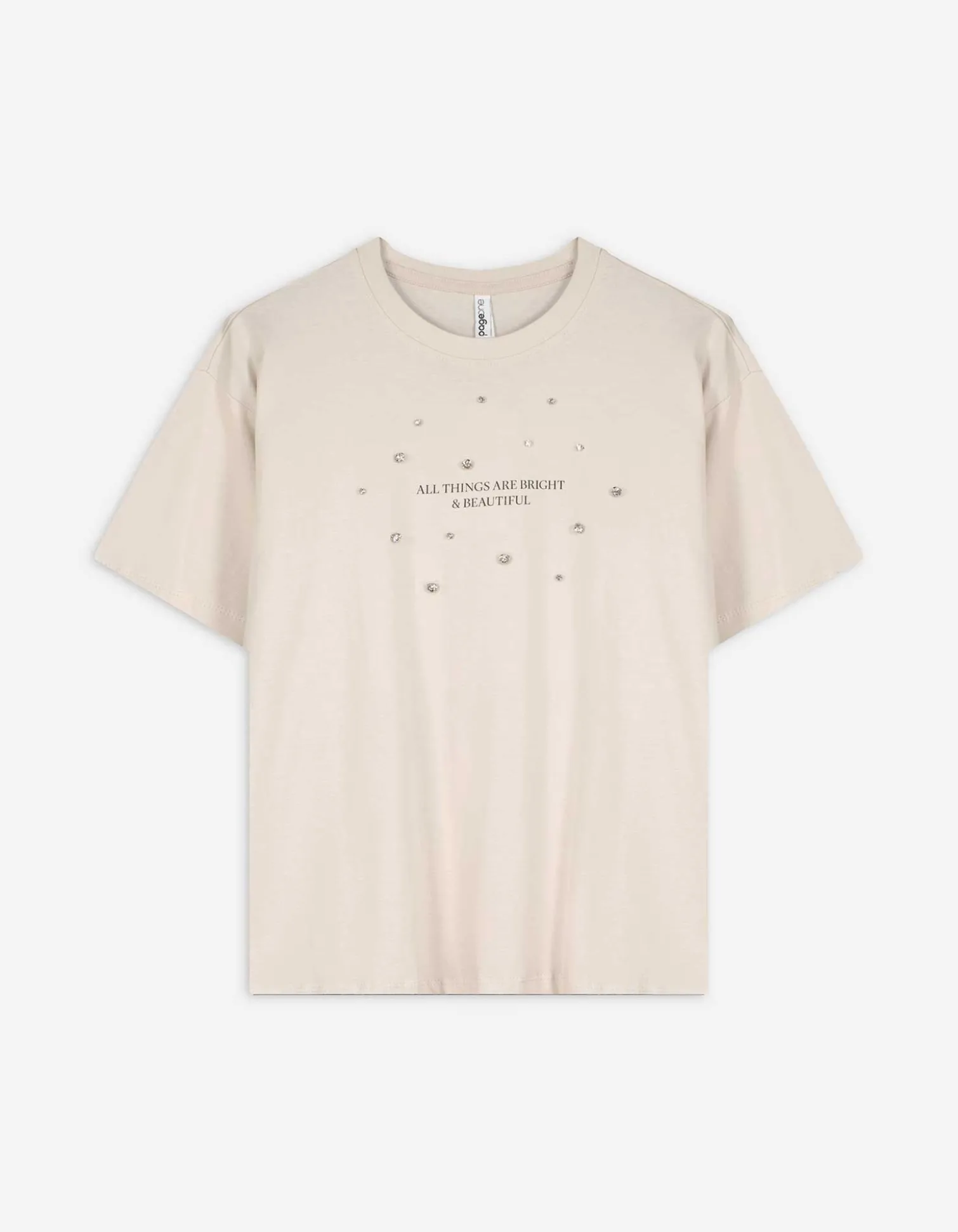 T-Shirt - Frontprint - weiß