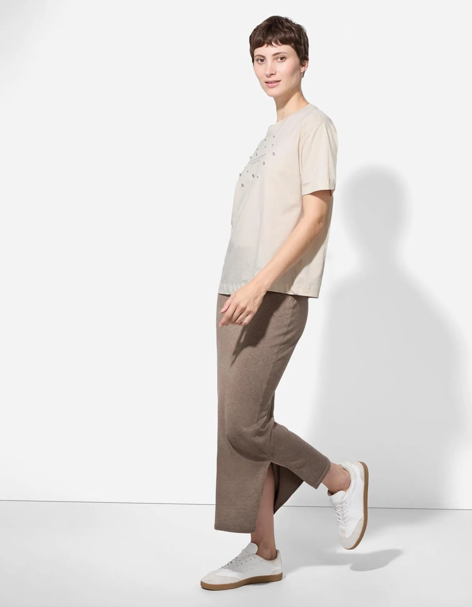 T-Shirt - Frontprint - weiß