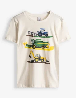 T-Shirt - Frontprint - weiß