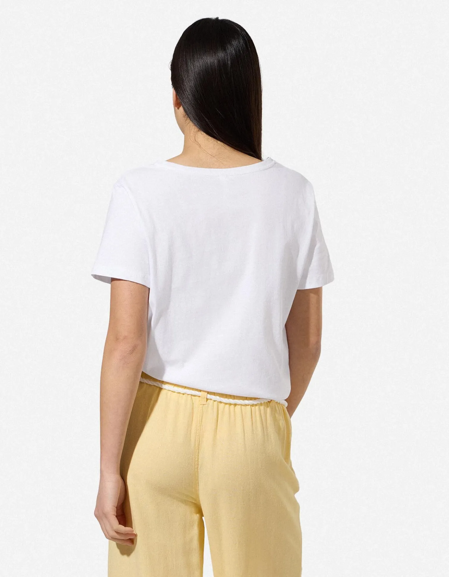 T-Shirt - Frontprint - weiß
