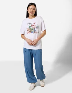 T-Shirt - Frontprint - weiß