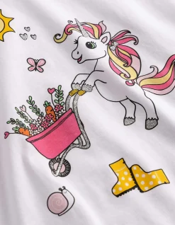 T-Shirt - Frontprint - weiß
