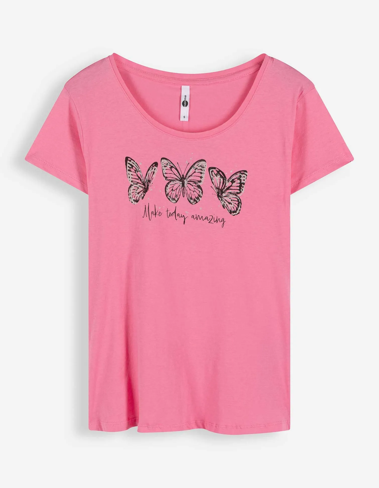 T-Shirt - Glitzerprint - pink