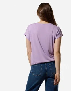 T-Shirt - Knotendetail - Pink