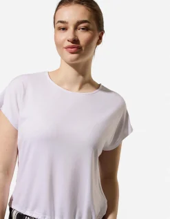 T-Shirt - Knotendetail - weiß