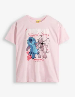 T-Shirt - Lilo & Stitch - rosa