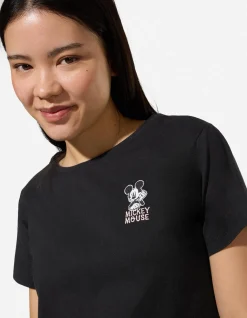 T-Shirt - Mickey Mouse - schwarz