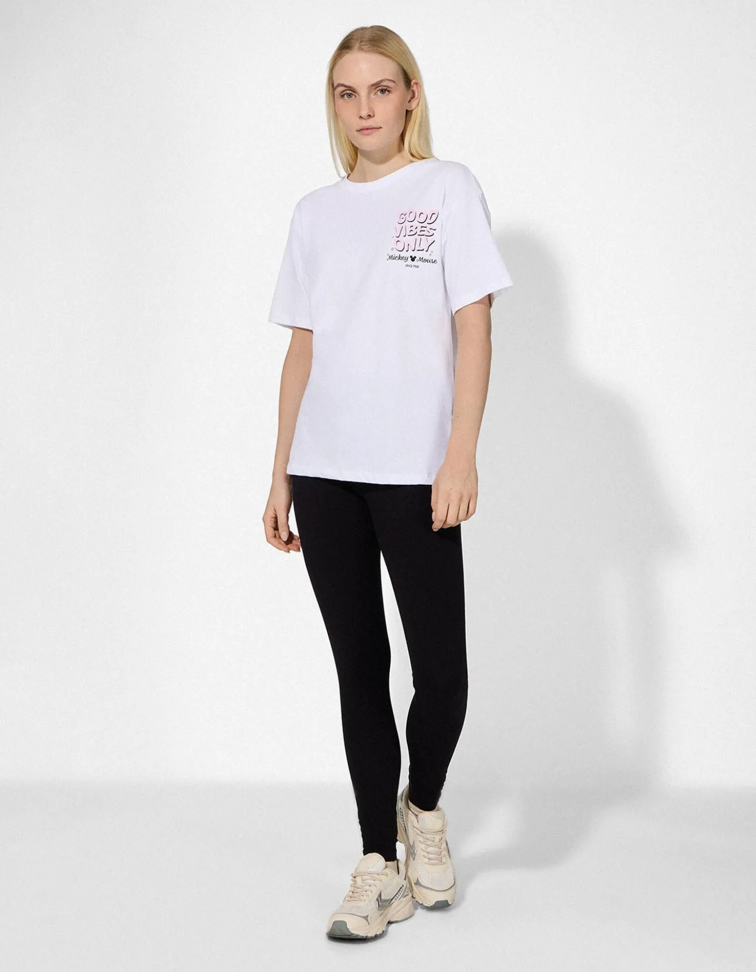 T-Shirt - Mickey Mouse - weiß