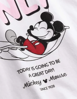 T-Shirt - Mickey Mouse - weiß