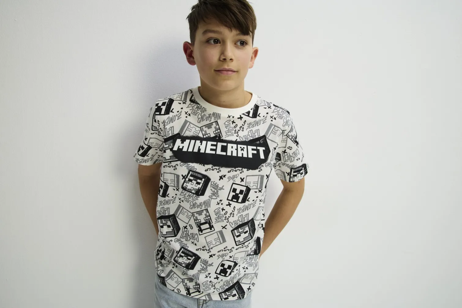 T-Shirt - Minecraft - weiß