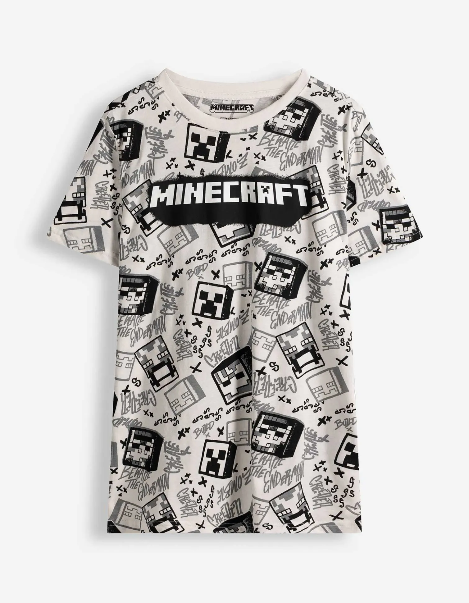 T-Shirt - Minecraft - weiß