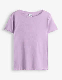 T-Shirt - Muschelsaum - Pink