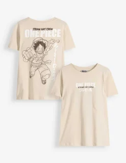 T-Shirt - One Piece - Beige