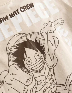 T-Shirt - One Piece - Beige