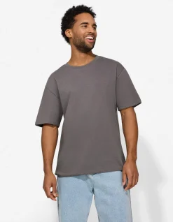 T-Shirt - Oversized Fit - dunkelgrau