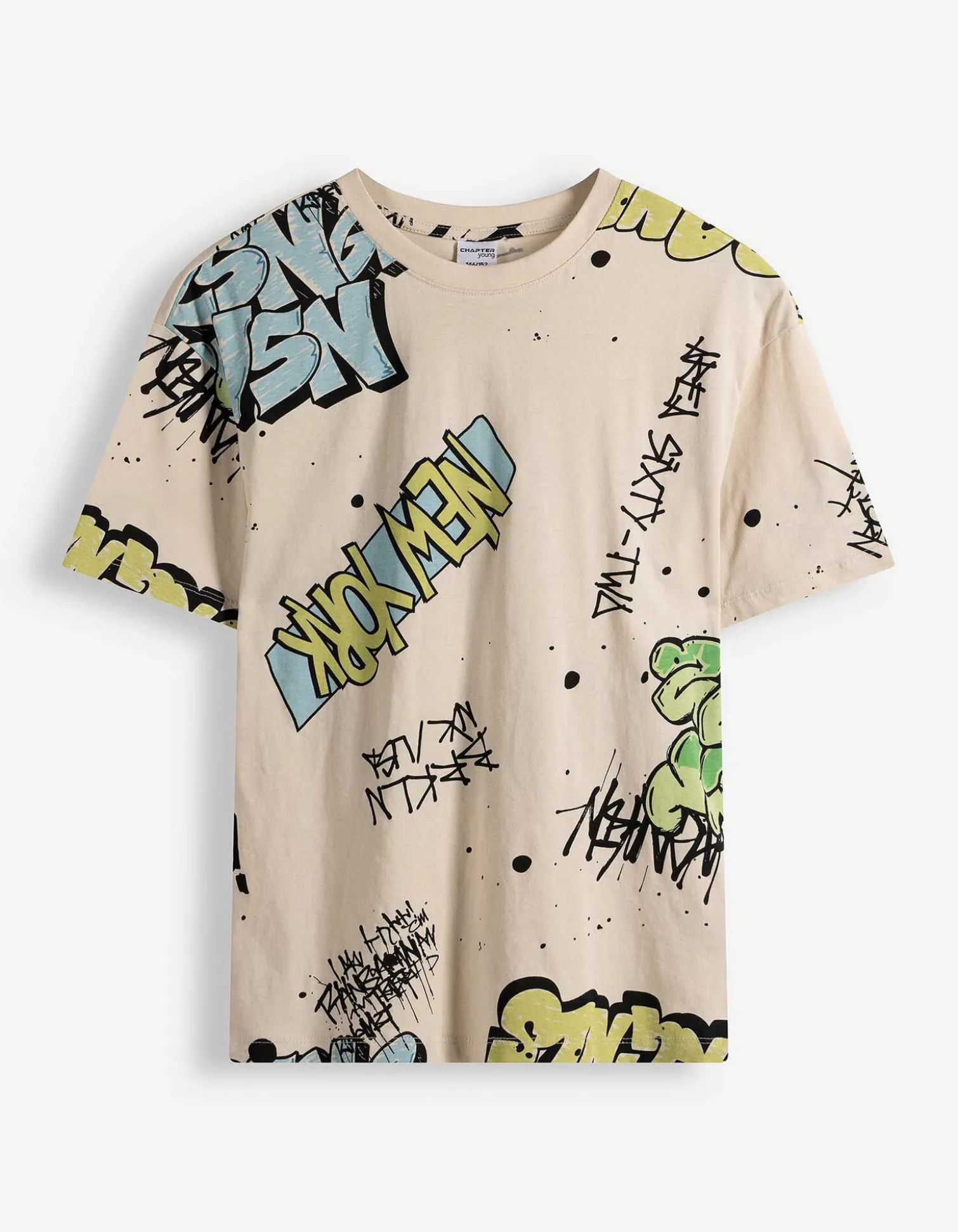 T-Shirt - Oversized Fit - hellgrau