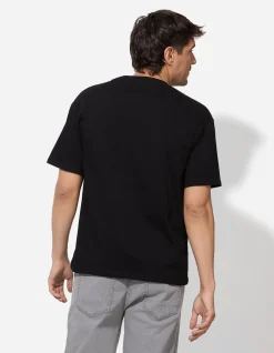 T-Shirt - Oversized Fit - schwarz