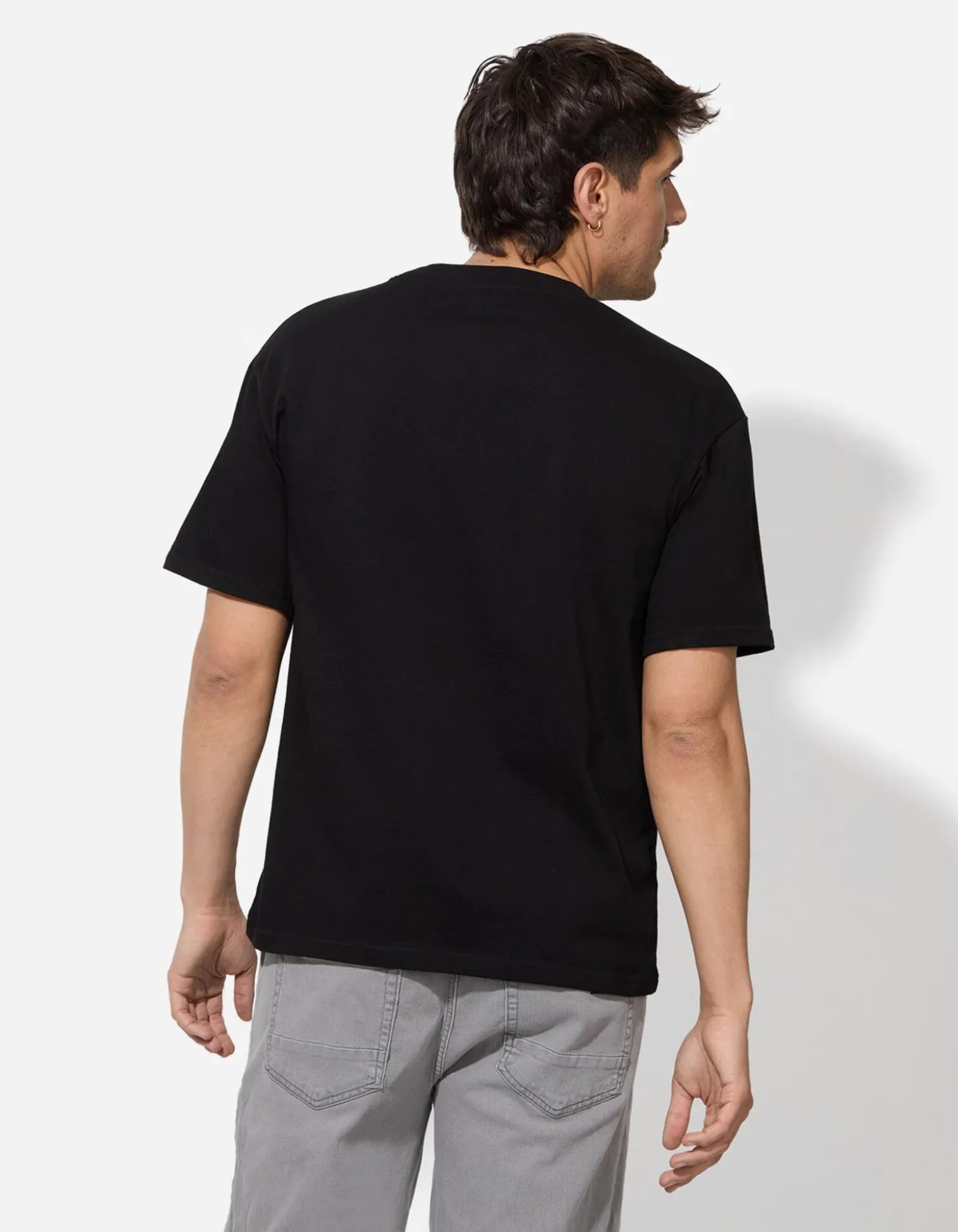 T-Shirt - Oversized Fit - schwarz