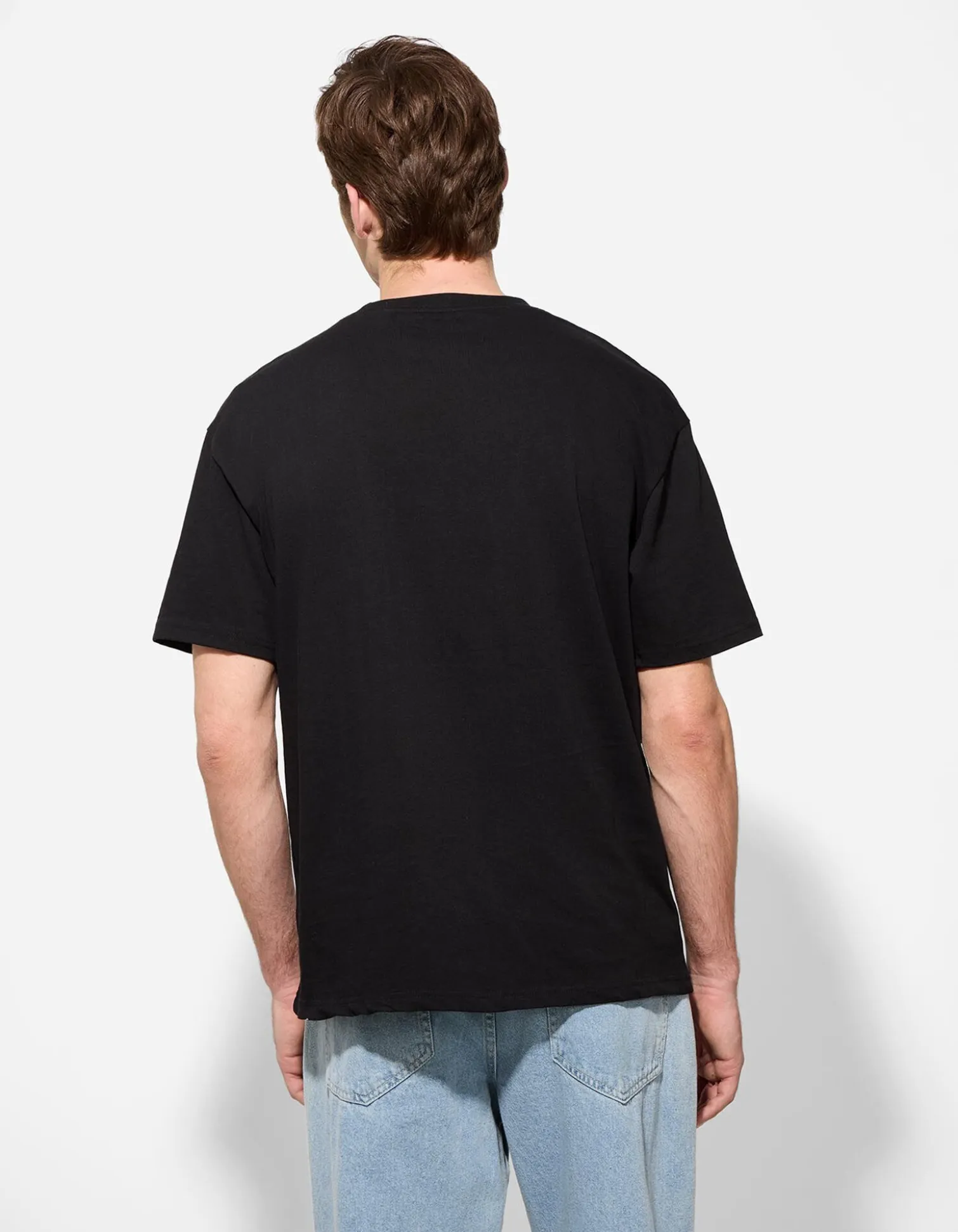 T-Shirt - Oversized Fit - schwarz