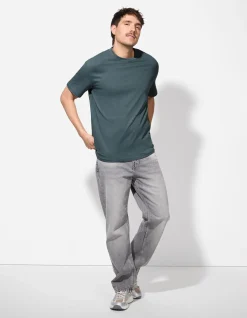 T-Shirt - Oversized Fit - türkis