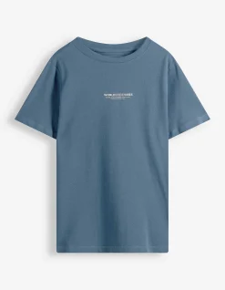 T-Shirt - Piqué - dunkelblau