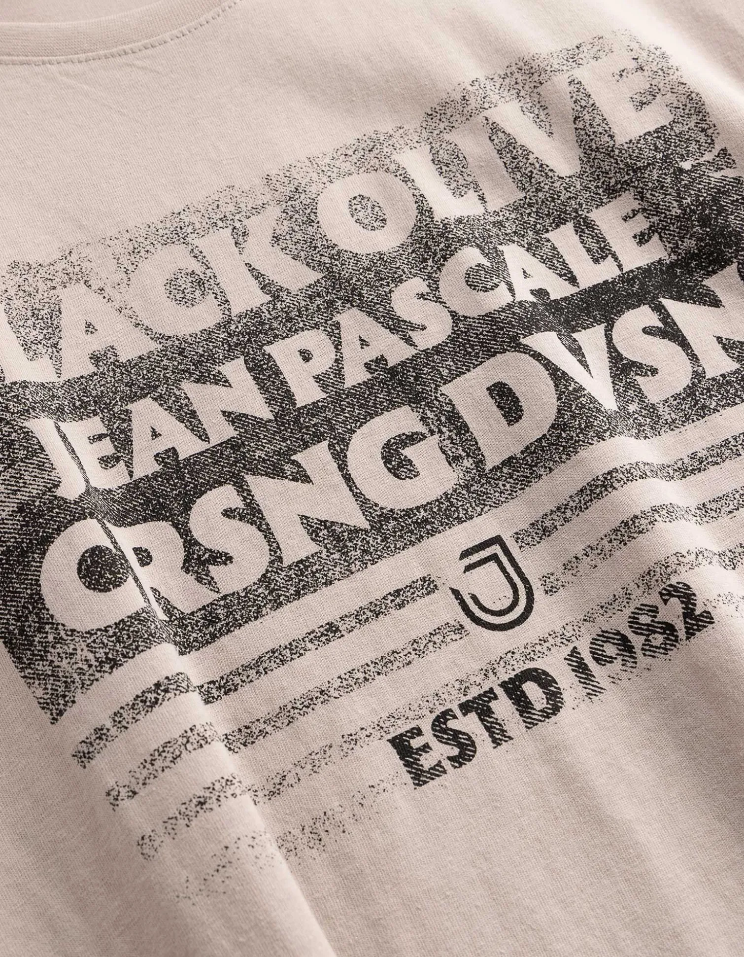 T-Shirt - Print - beige