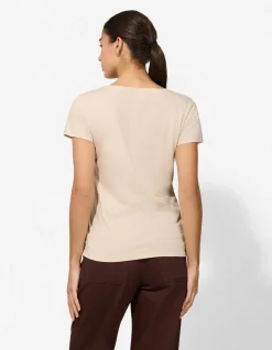 T-Shirt - Print - Beige