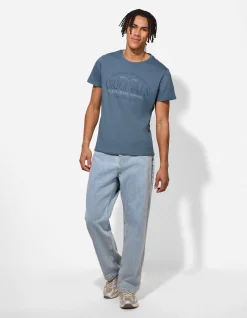 T-Shirt - Print - blau